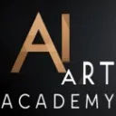 Logo Ai Art Academy + Social Media