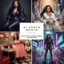 Logo AI Photo <mark>Booth</mark>  Academy