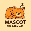 Logo Mascot the Lazy Cat 🐾 Meow!
