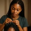 Logo Booked & Busy <mark>Braid</mark>ers