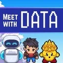 Logo Meet with Data