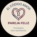 Logo El <mark>Código </mark>Amor - Pareja Feliz