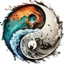 Logo Gesund ☯️ Glücklich zum Ur-Ich