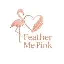 Logo <mark>Feather</mark> Me Pink