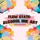 Logo Flow State: <mark>Alcohol</mark> Ink Art