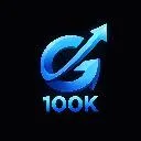 Logo GO 100K🚀By GO Santi