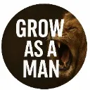 Logo Grow As A Man