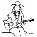 Logo <mark>Guitarist</mark> Songwriter Academy