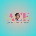 Logo ACE - AI + <mark>CANVA</mark> EMPIRE