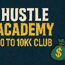 Logo Hustle Academy $0 to $10K Club