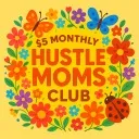 Logo Hustle Mom's Group