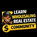 Logo Learn <mark>Wholesaling</mark> Real Estate