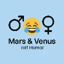 Logo Mars vs Venus 2.0 - mit <mark>Humor</mark>