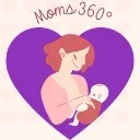 Logo 🌸<mark>Moms</mark> 360º