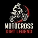 Logo Motocross Dirt Legend