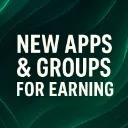 Logo New Apps & <mark>Groups</mark> for Earning