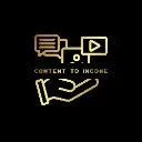Logo Content To Income Community