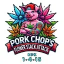 Logo Pork Chops Flower Stack Attack