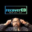 Logo recoverED with Coach Leon