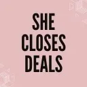 Logo She <mark>Closes</mark> Deals