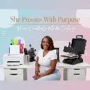 Logo She Presses With Purpose