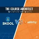 Logo Skool vs Udemy