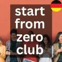 Logo start from zero club deutsch