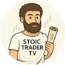 Logo Stoic <mark>Trader</mark> TV