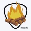 Logo Campfire Guitar for Beginners