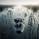 Logo <mark>Swimming</mark> with Alligators